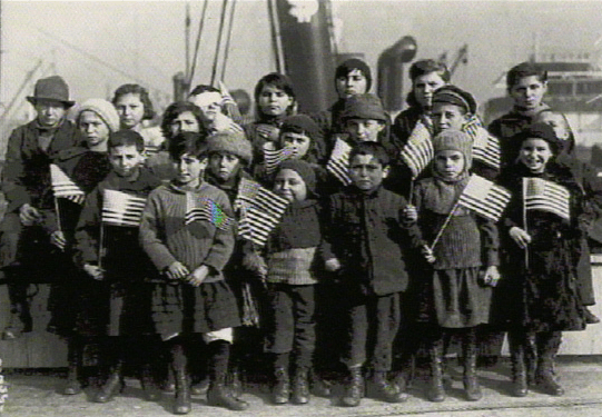 Immigrants at Ellis Island